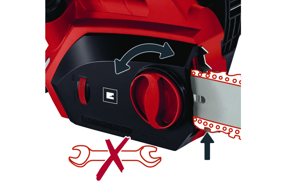 Απεικονίζεται το αλυσοπρίονο